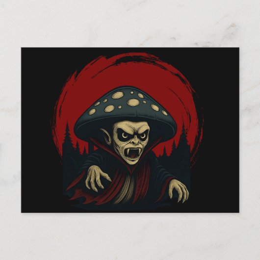 MycoVamp-Bleeding Tooth Fungi Feestdagenkaart (Voorkant)