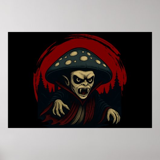 MycoVamp-Bleeding Tooth Fungi Poster (Voorkant)