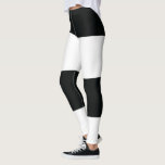 Mydeas | Extra brede zwarte en witte strepen Leggings<br><div class="desc">Zeer dikke, eenvoudige, horizontale, horizontale, zelfs identieke, moderne geometrische lijnen en strengen. Het unieke afdrukontwerp van dit product is speciaal voor u gemaakt door de kunstenaar van Mydeas. Er kunnen extra kleuren beschikbaar zijn. Bezoek onze winkel voor meer geweldige cadeauideeën! :D =========================================================== NAAM VAN HET ONTWERP: eenvoudige strips (extra breed)...</div>