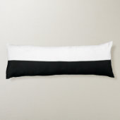 Mydeas | Extra brede zwarte en witte strepen Lichaamskussen (Achterkant)