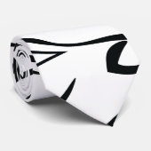 Mydeas | Gepilde zonneschermen voor zwart-wit Stropdas (Opgerold)