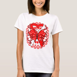 Myelodysplastisch syndroom Butterfly Circle of Rib T-shirt