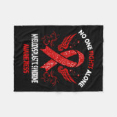 Myelodysplastisch syndroom MDS-bewustzijn Fleece Deken (Voorkant (Horizontaal))