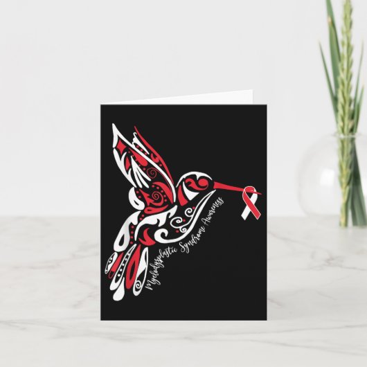 Myelodysplastisch syndroom MDS-bewustzijn Kaart (Voorkant)