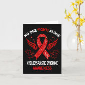 Myelodysplastisch syndroom MDS-bewustzijn Kaart (Gele Bloem)