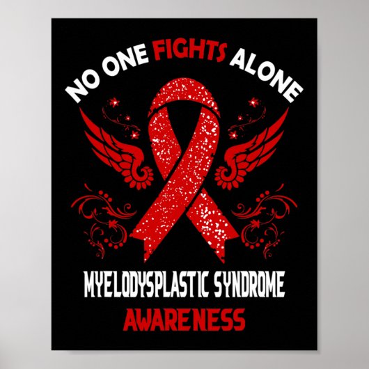 Myelodysplastisch syndroom MDS-bewustzijn Poster (Voorkant)