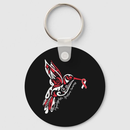 Myelodysplastisch syndroom MDS-bewustzijn Sleutelhanger (Voorkant)