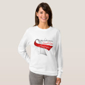 Myelodysplastische Syndromen Bewustheid Lint T-shirt (Voorkant volledig)