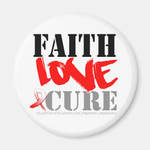 Myelodysplastische Syndromen Faith Love Cure Magneet