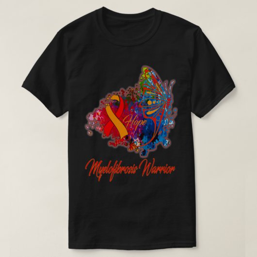 Myelofibrose bij vrouwen t-shirt (Design voorkant)