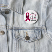 Myeloma Ribbon Hero My Daughter Ronde Button 5,7 Cm (In situ)