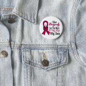 Myeloma Ribbon Hero My Son Ronde Button 5,7 Cm (In situ)