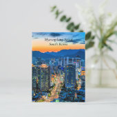 Myeongdong, Seoul, Zuid-Korea Briefkaart (Staand voorkant)