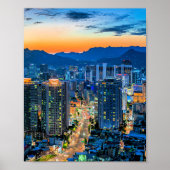 Myeongdong, Seoul, Zuid-Korea Poster (Voorkant)