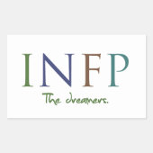 Myers-Briggs INFP the Dreamweaver Sticker (Voorkant)