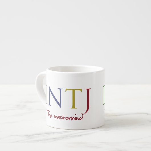Myers-Briggs INTJ - Expresso voor het middengeheug Espresso Kop (Links)