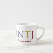 Myers-Briggs INTJ - Expresso voor het middengeheug Espresso Kop (Rechts)