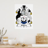 Myers Family Crest Poster (Keuken)