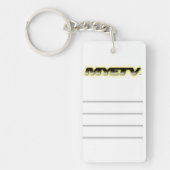 MYETV Acryl Key Ring Sleutelhanger (Voorkant)
