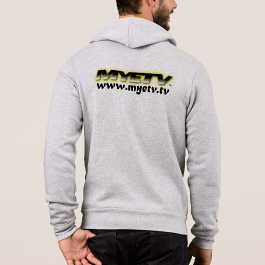 MYETV Mannen Hoodie (Achterkant)
