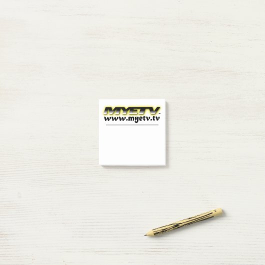 MYETV postit ® Post-it® Notes (Op bureau)