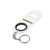 MYETV sleutelhanger flesopener Mini Flessenopener (Achterkant Gekanteld)