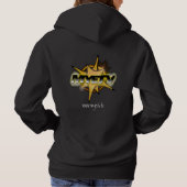 MYETV Vrouwenbasisch overhemd (zwart) Hoodie (Achterkant)