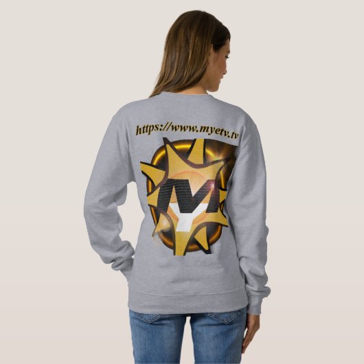 MYETV's Dames Basic Sweatshirt - 15 jaar (Achterkant volledig)