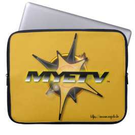 MYETV's laptophoes (Goldenrodkleur) van meerdere g Laptop Sleeve