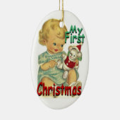 MyFirstKerstmis-CERAMIC Oval Ornament (Rechts)