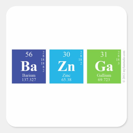 MyFunStudio.com-BaZnGa.pdf Vierkante Sticker (Voorkant)