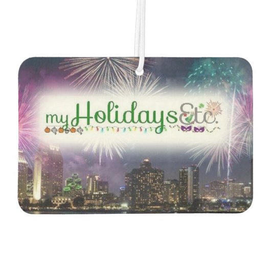 myHolidays Auto Luchtverfrisser (Achterkant)