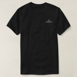 MyIDENTITY Basic Donkere T-Shirt Zwart Groot 1J3 3
