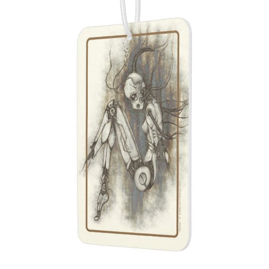 Myisa Broken Robot Meisje Donkere Kunst Illustrati Luchtverfrisser (Links)