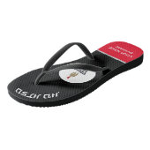 MyJiuJitsuStore FlipFlop Black Belt Edition Teenslippers (Schuin)