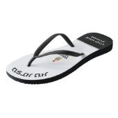 MyJiuJitsuStore FlipFlop White Belt Edition Teenslippers (Schuin)