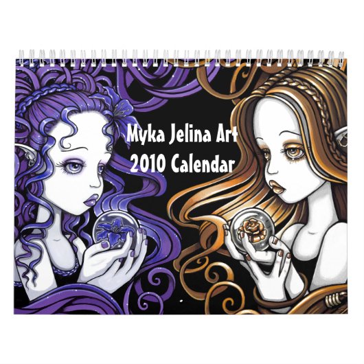 Myka Jelina Art Gothic Fantasy Art Calendar 2010 Kalender (Hoes)