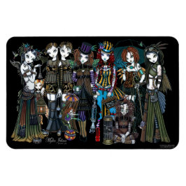 Myka Jelina Art Steampunk Tribal Fairies Magnet Magneet