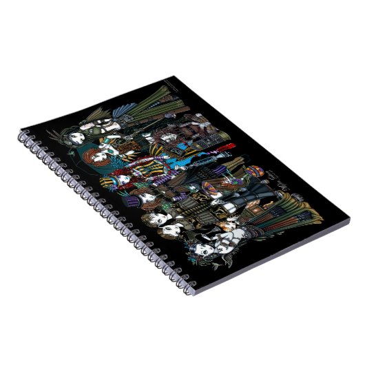 Myka Jelina Art Steampunk Tribal Fairies Notebook Notitieboek (Rechterzijde)