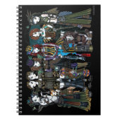 Myka Jelina Art Steampunk Tribal Fairies Notebook Notitieboek (Voorkant)