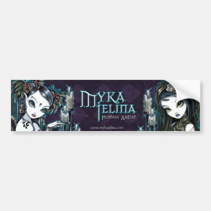 Myka Jelina Fantasy Art Logo Bumpersticker