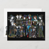 Myka Jelina Steampunk Circus Fairies Briefkaart (Voorkant / Achterkant)