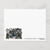 Myka Jelina Steampunk Circus Fairies Briefkaart (Achterkant)