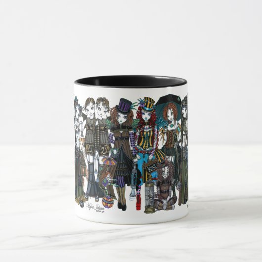 Myka Jelina Steampunk Circus Fairies Mok (Midden)