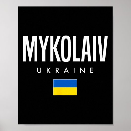 Mykolaiv Oekraïne Poster (Voorkant)