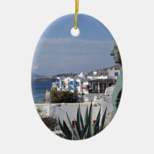 Mykonos 2 keramisch ornament