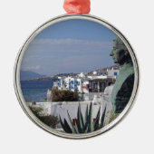 Mykonos 2 metalen ornament (Voorkant)