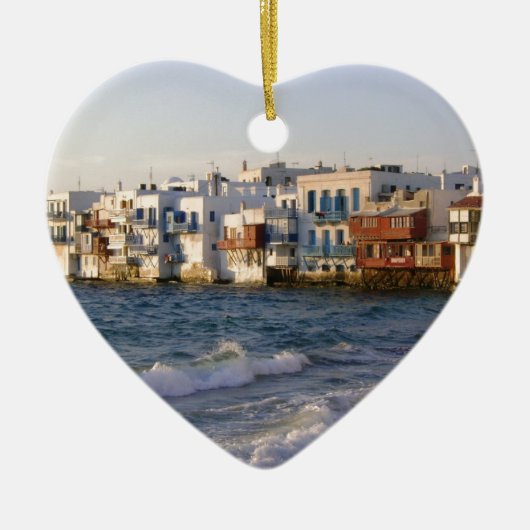 Mykonos 4 keramisch ornament (Voorkant)