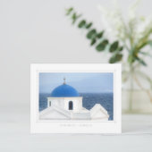 Mykonos - Ag. Briefkaart van de Nikolaos-kerk (Staand voorkant)