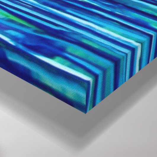 Mykonos beroemd gemaakt door Peter Demopoulos Canvas Afdruk (Hoek(Onderkant))